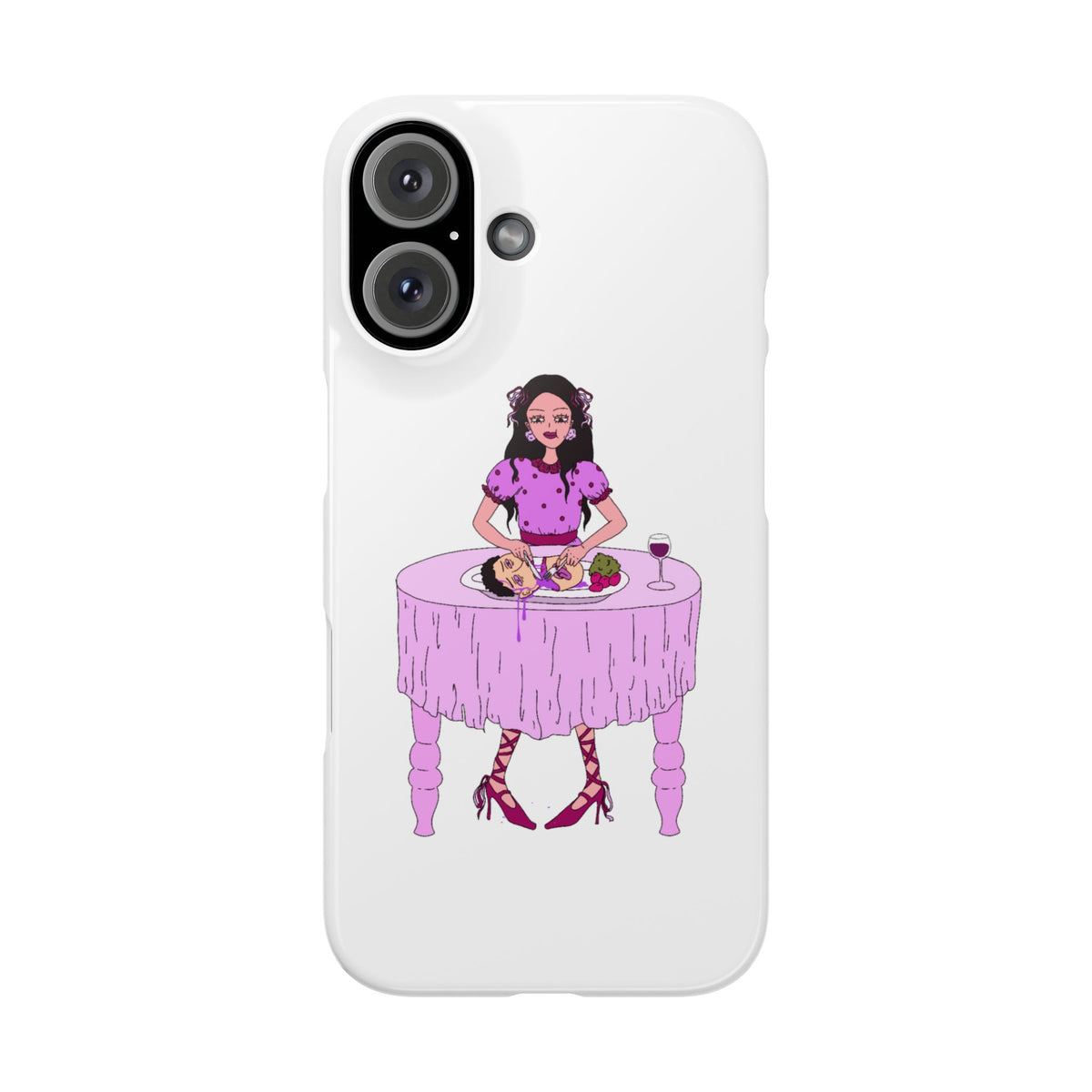 sourviolet - Slim Phone Case (White)