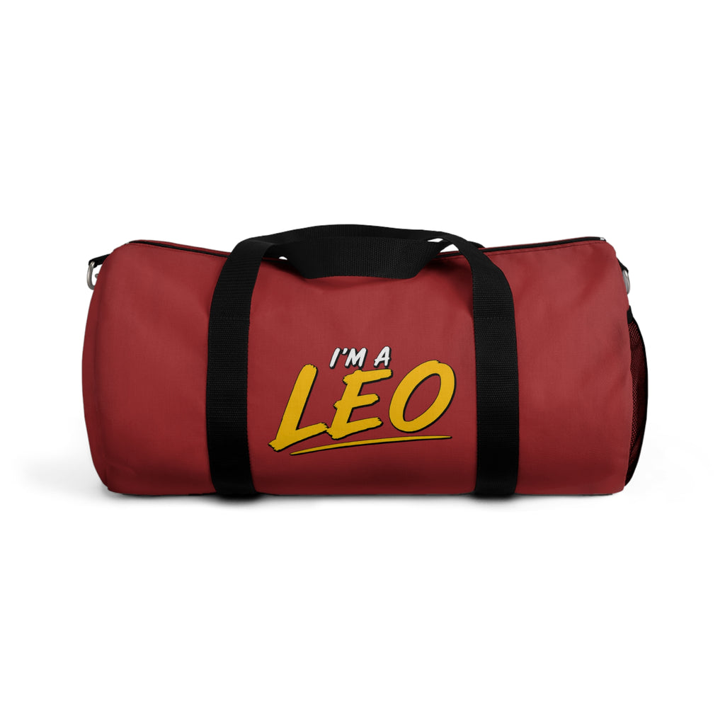 Copy of I'M A LEO - Duffel Bag (Maroon)