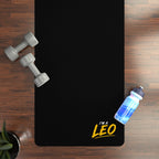I'M A LEO - Rubber Yoga Mat (Black)