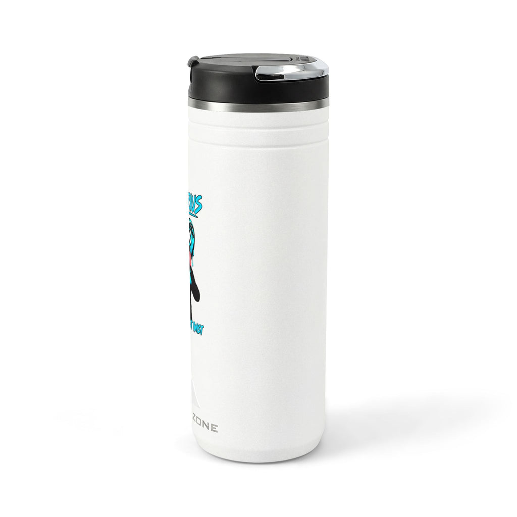 Aquarius & Leo Couple Tumbler ( Aquarius  - White Color - Plot Twist )