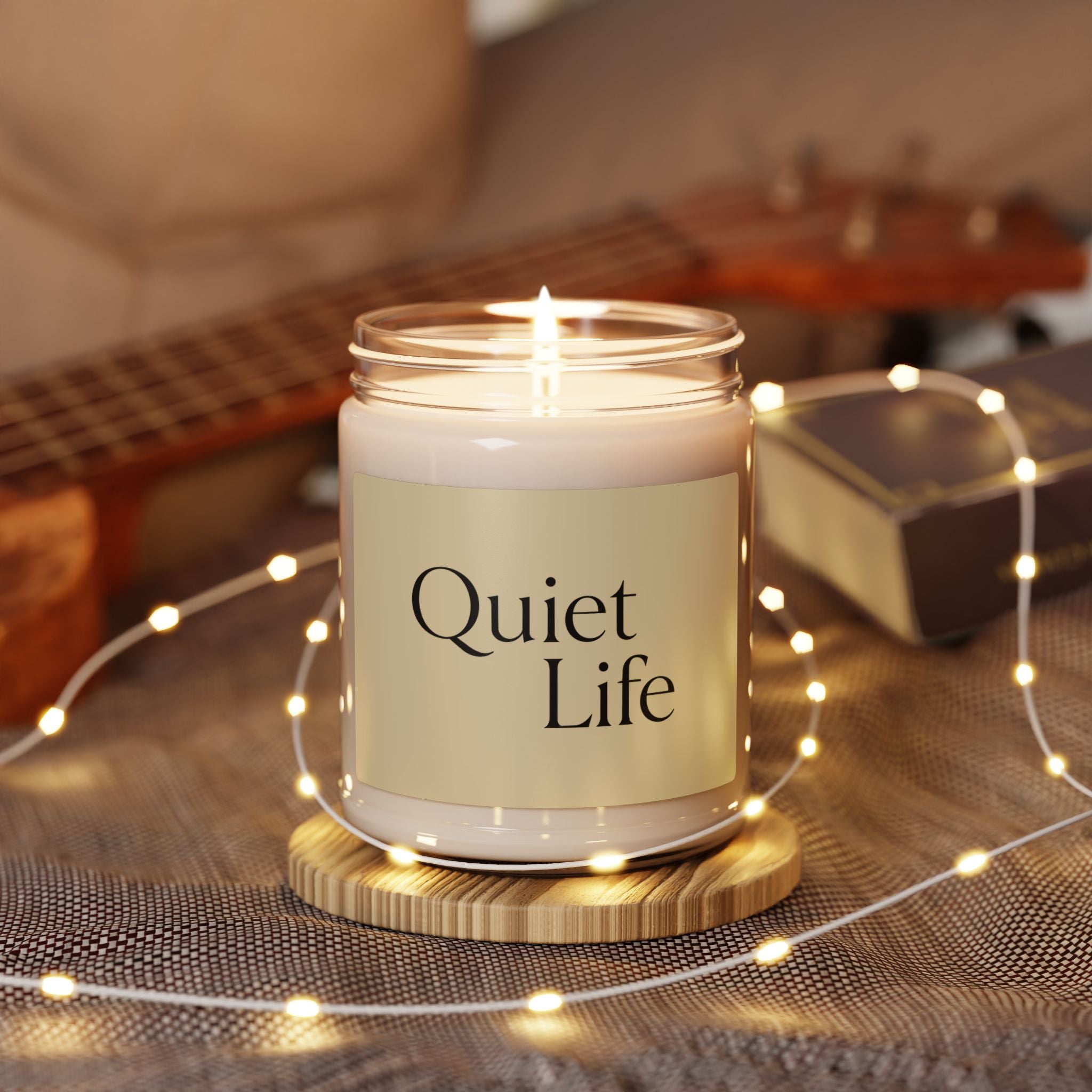 Quiet Life - Scented Soy Candle (9oz - Cinnamon Vanilla )