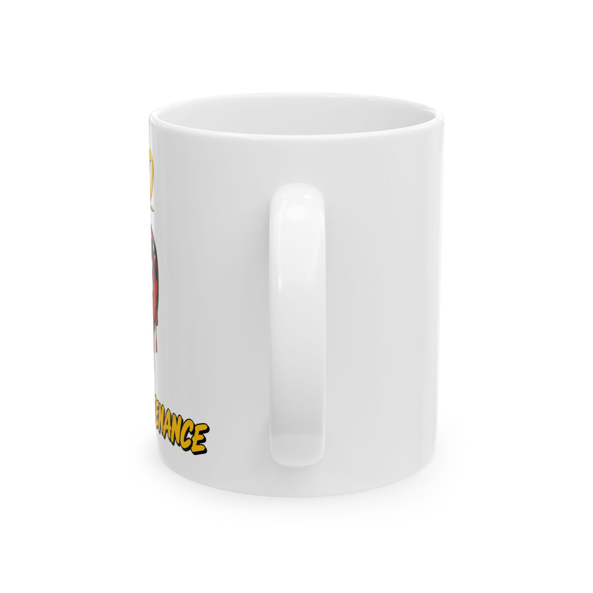 Libra & Leo Couple Mug ( LEO - White Color - I'M HIGH MAINTENANCE Print )