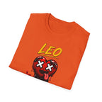 Aquarius & Leo Couple Unisex T-shirt ( Leo - Orange Color - I Bring The Drama )