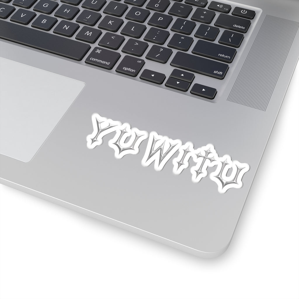 YUWITU - Grey Kiss-Cut Stickers