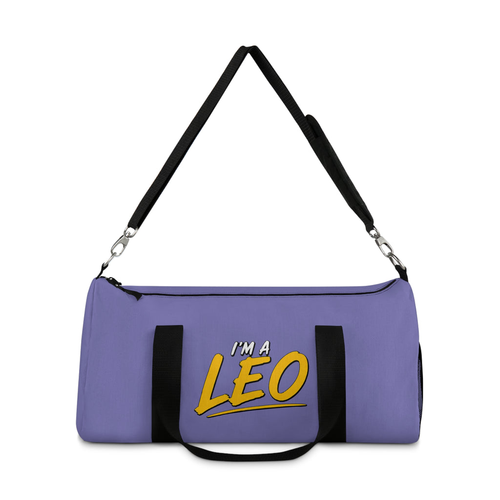 I'M A LEO - Duffel Bag (Purple)