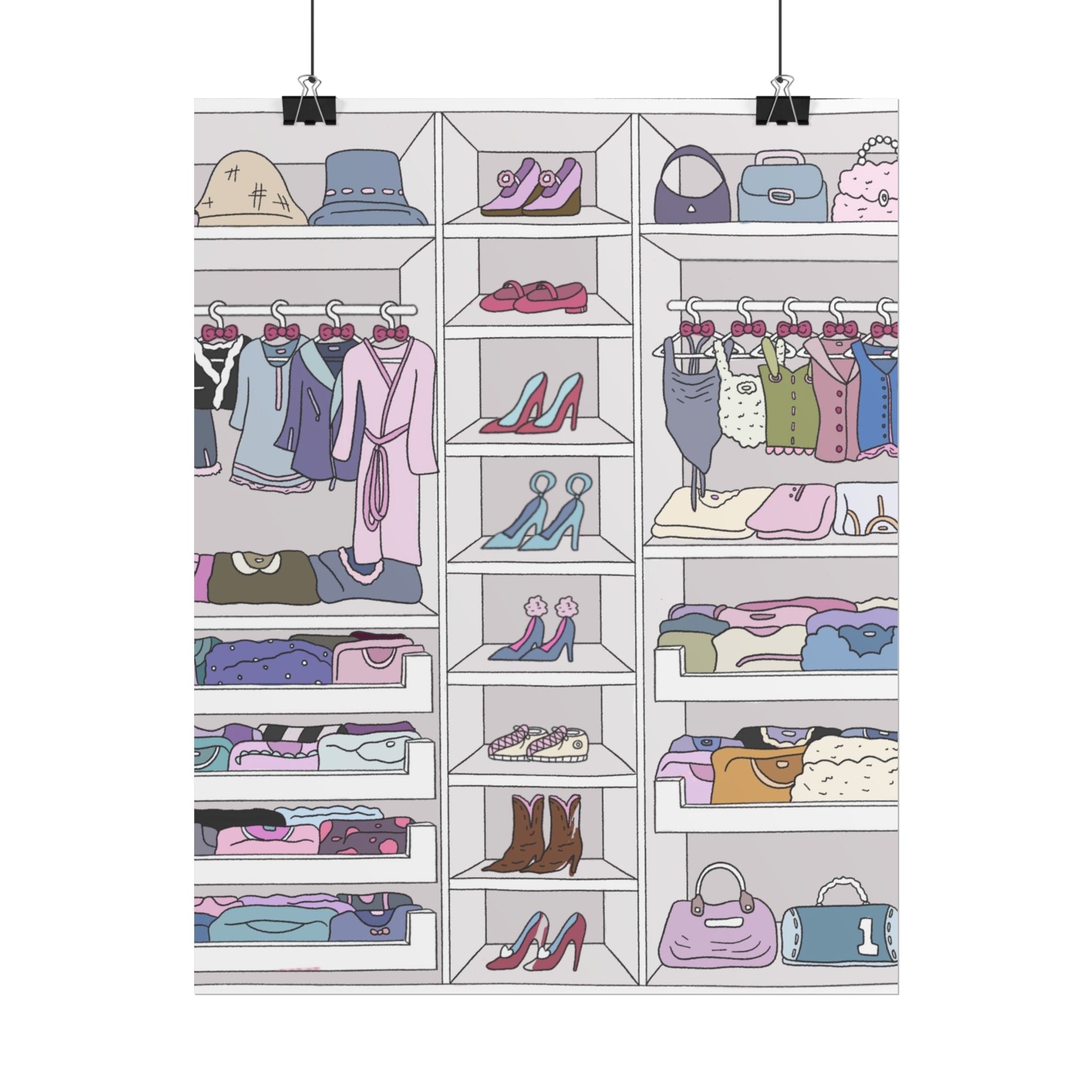 sourviolet - Closet - Rolled Poster