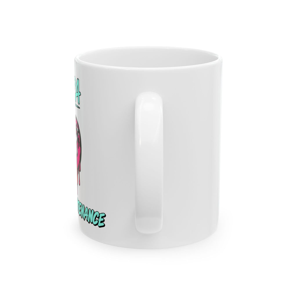 Libra & Leo Couple Mug ( Libra - White Color - I LIKE HIGH MAINTENANCE Print )