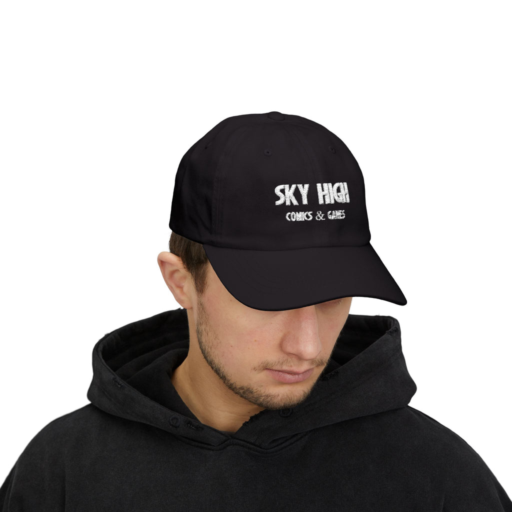 Sky High Comic Embroidery Classic Cap (black)