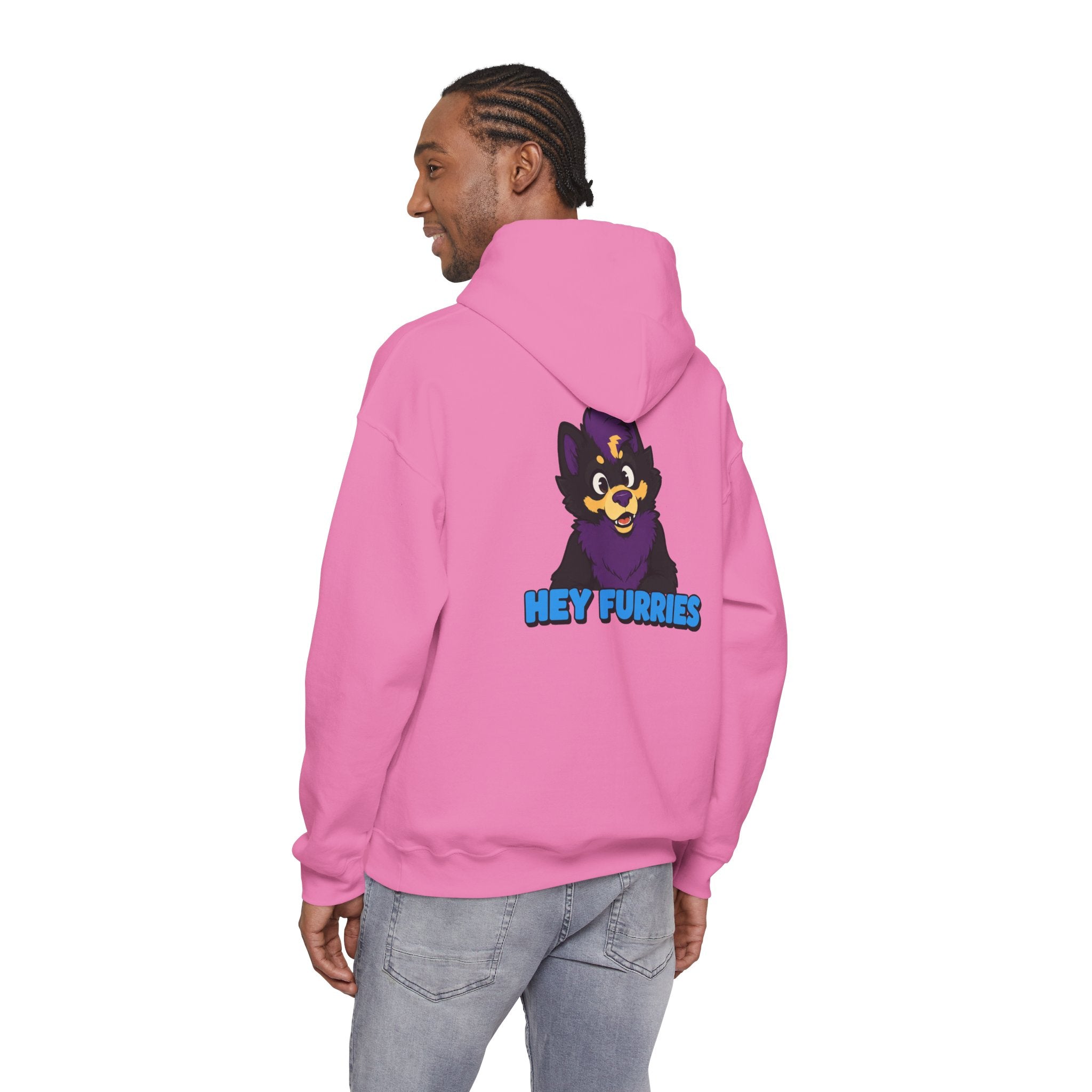 Hey Furries - Unisex Hooded Sweatshirt