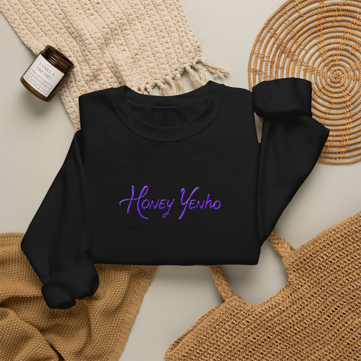 Honey Yenho - No-ho - Unisex Crewneck Sweatshirt (Black)