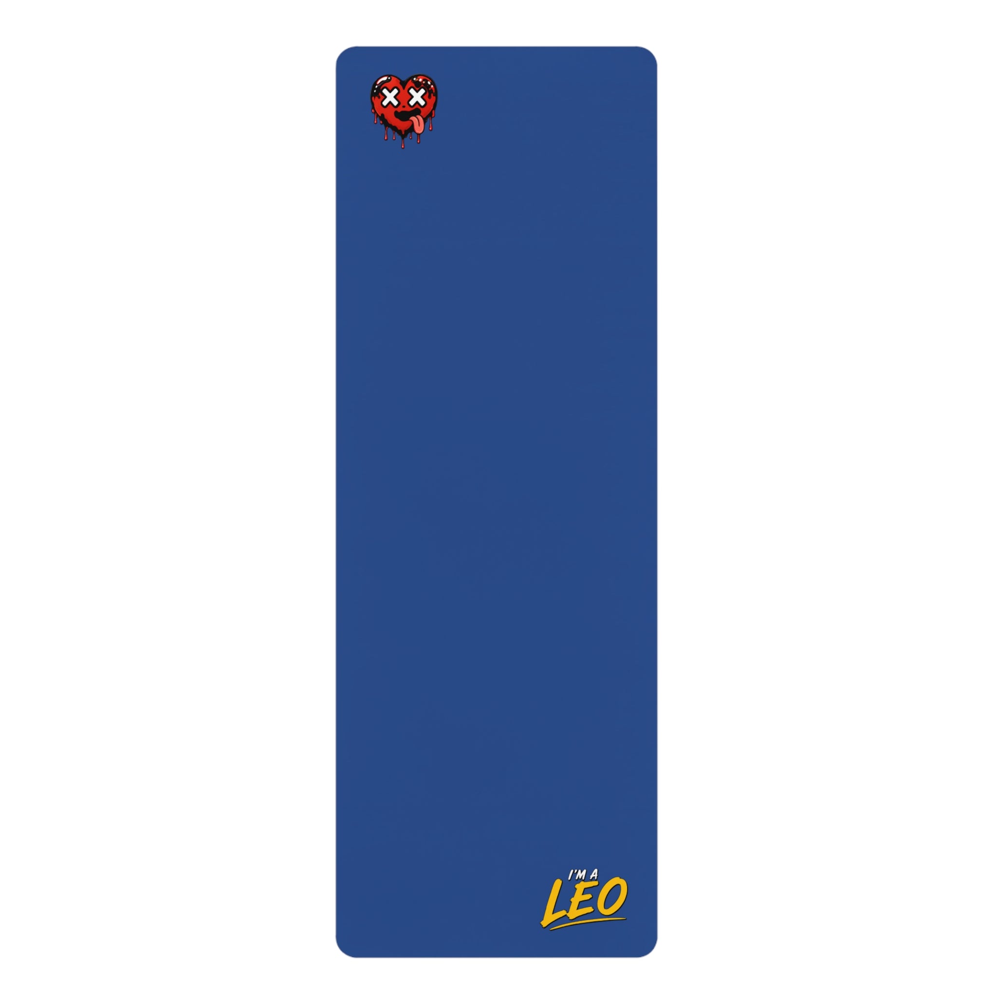 Copy of Copy of I'M A LEO - Rubber Yoga Mat (Navy)