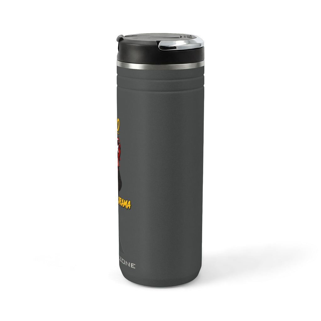 Aquarius & Leo Couple Tumbler ( Leo - Grey Color - I Bring The Drama )