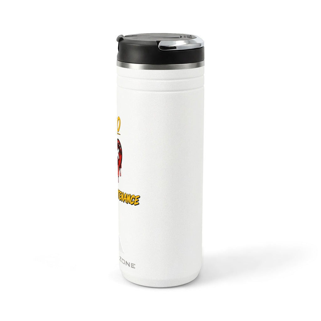 Libra & Leo Couple Tumbler ( Leo - White Color - I'M HIGH MAINTENANCE Print )