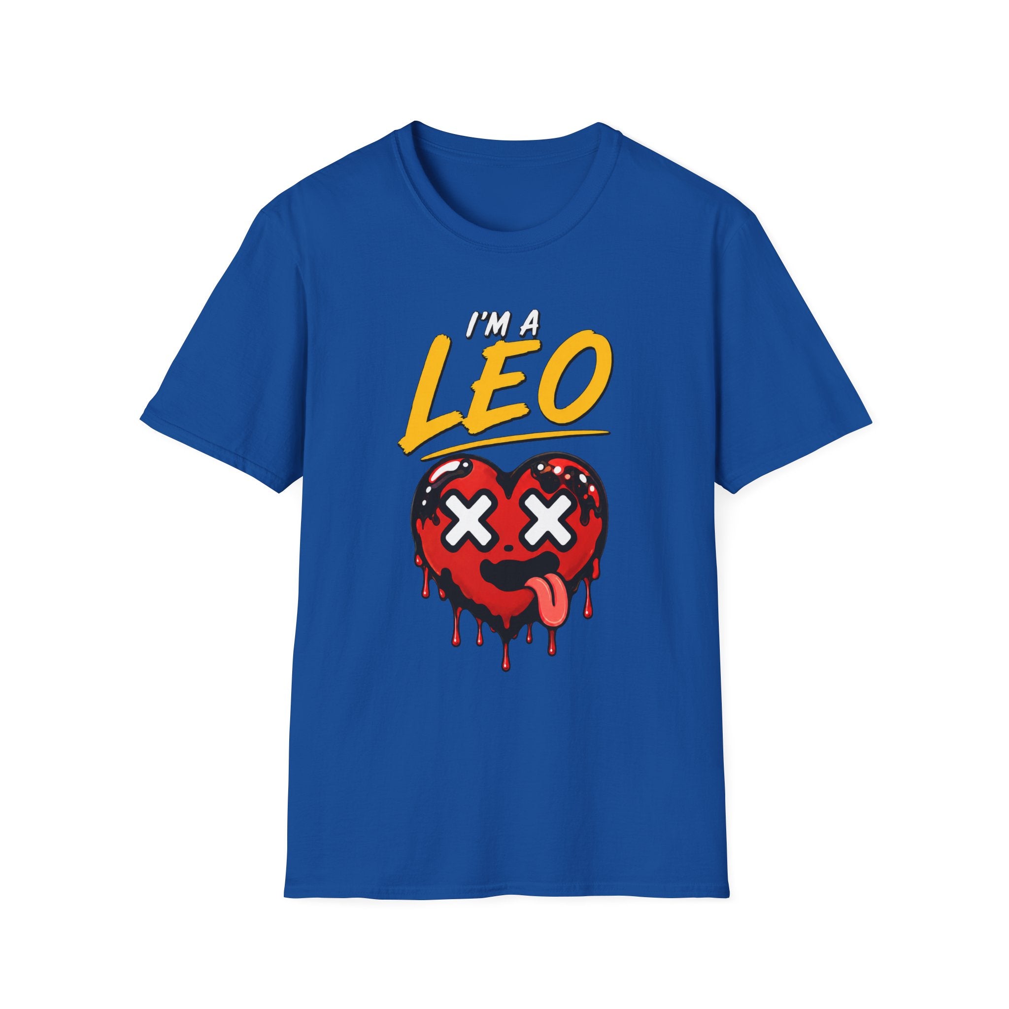 SOY LEO - Camiseta Unisex (Estampado frontal - Multicolor)