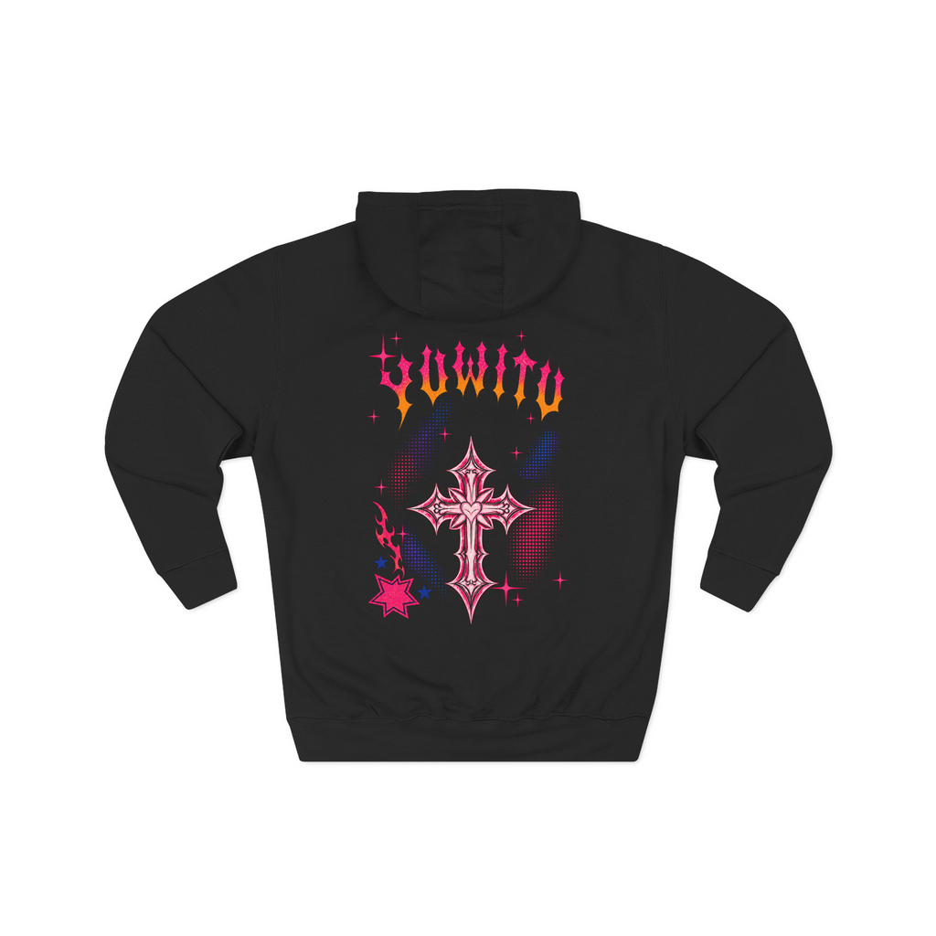 YUWITU - Fleece Hoodie (Black)