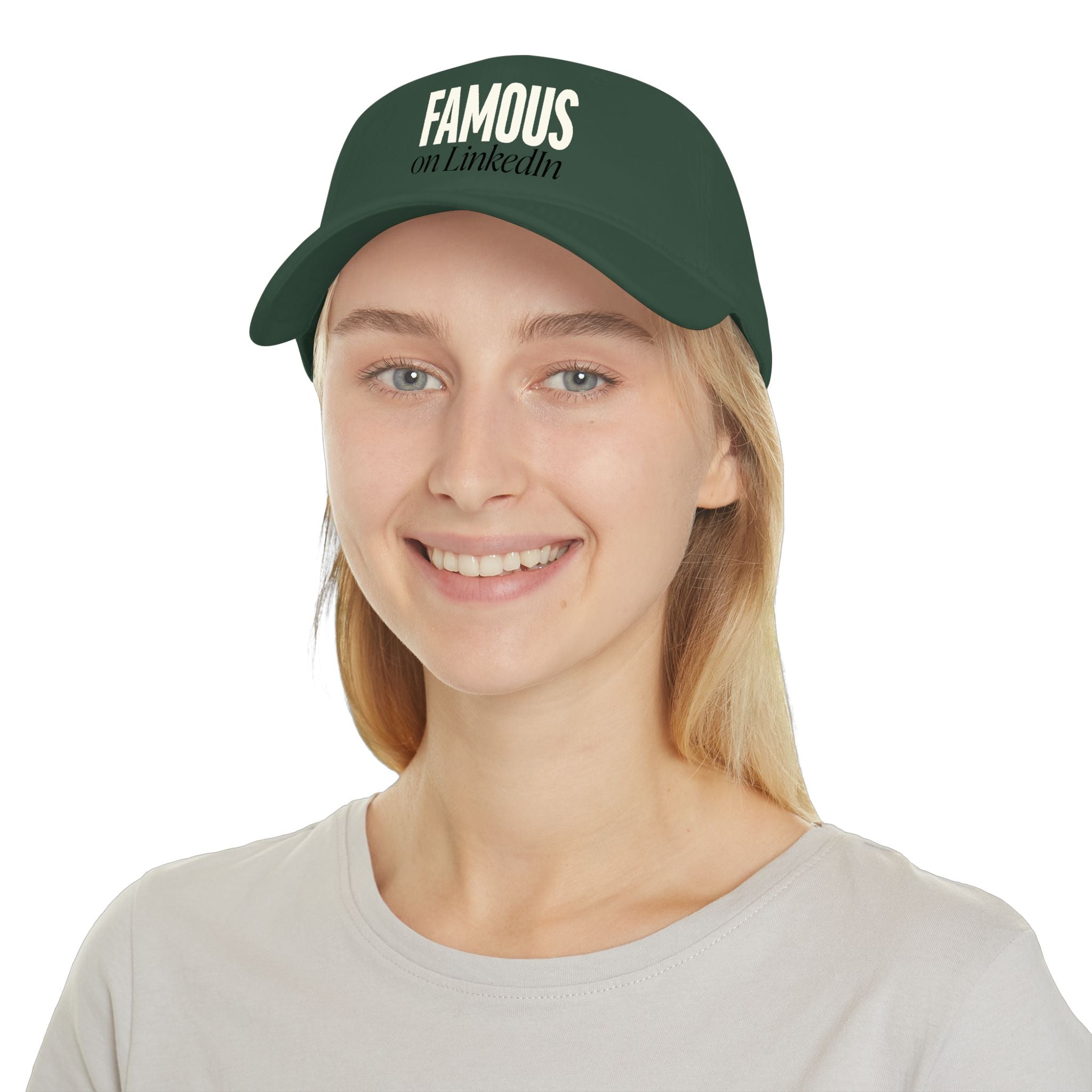 "Famous on LinkedIn" - Cap