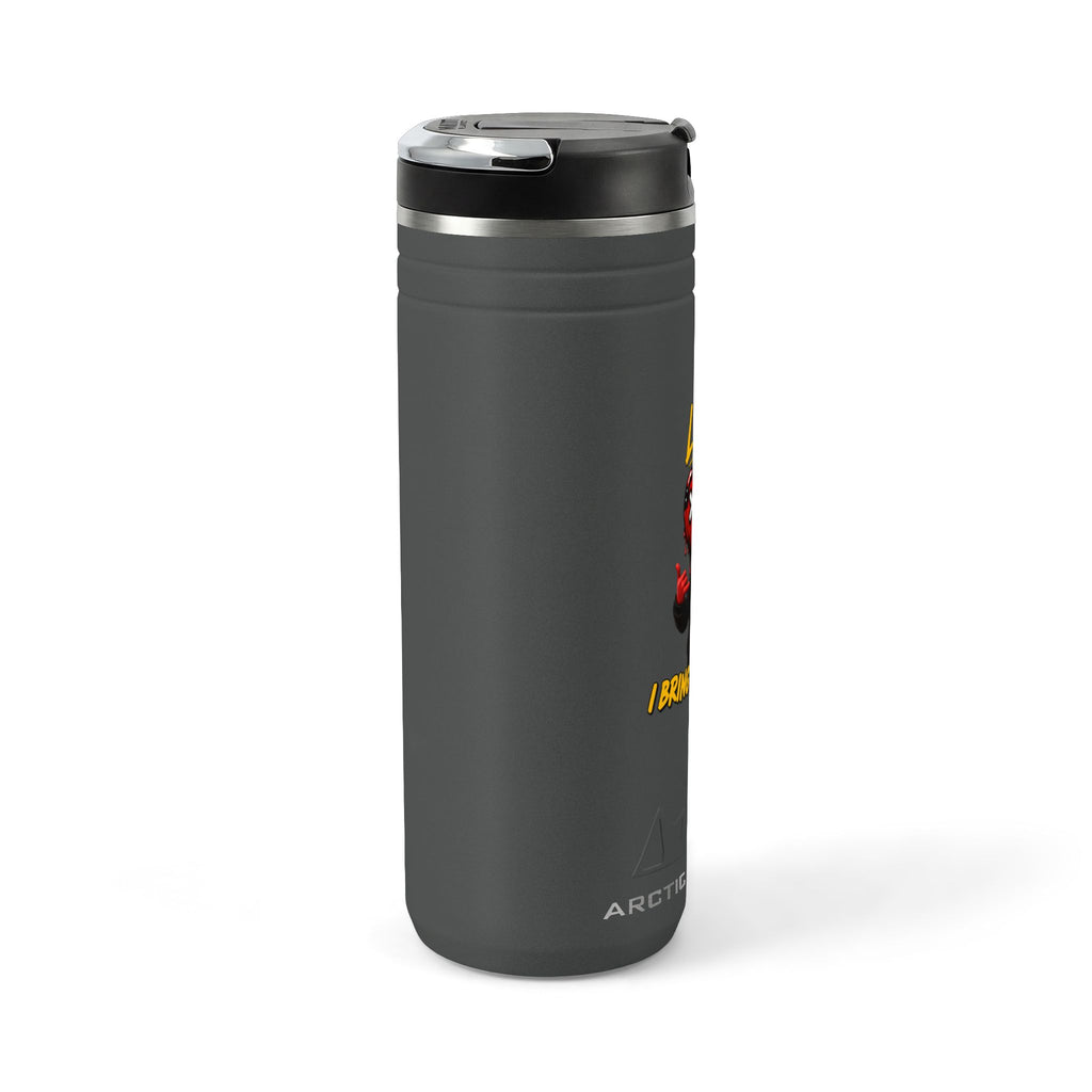 Aquarius & Leo Couple Tumbler ( Leo - Grey Color - I Bring The Drama )