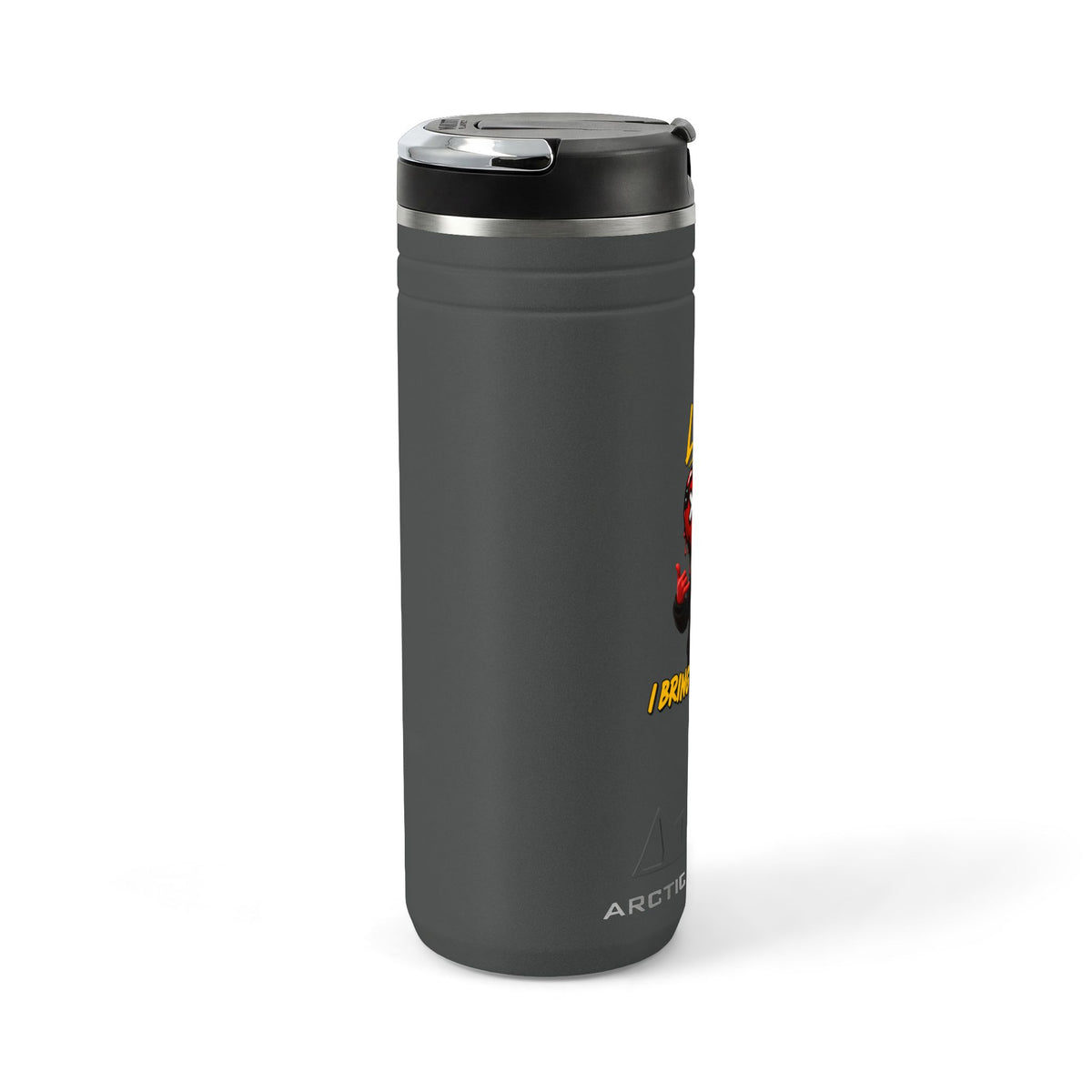 Aquarius & Leo Couple Tumbler ( Leo - Grey Color - I Bring The Drama )