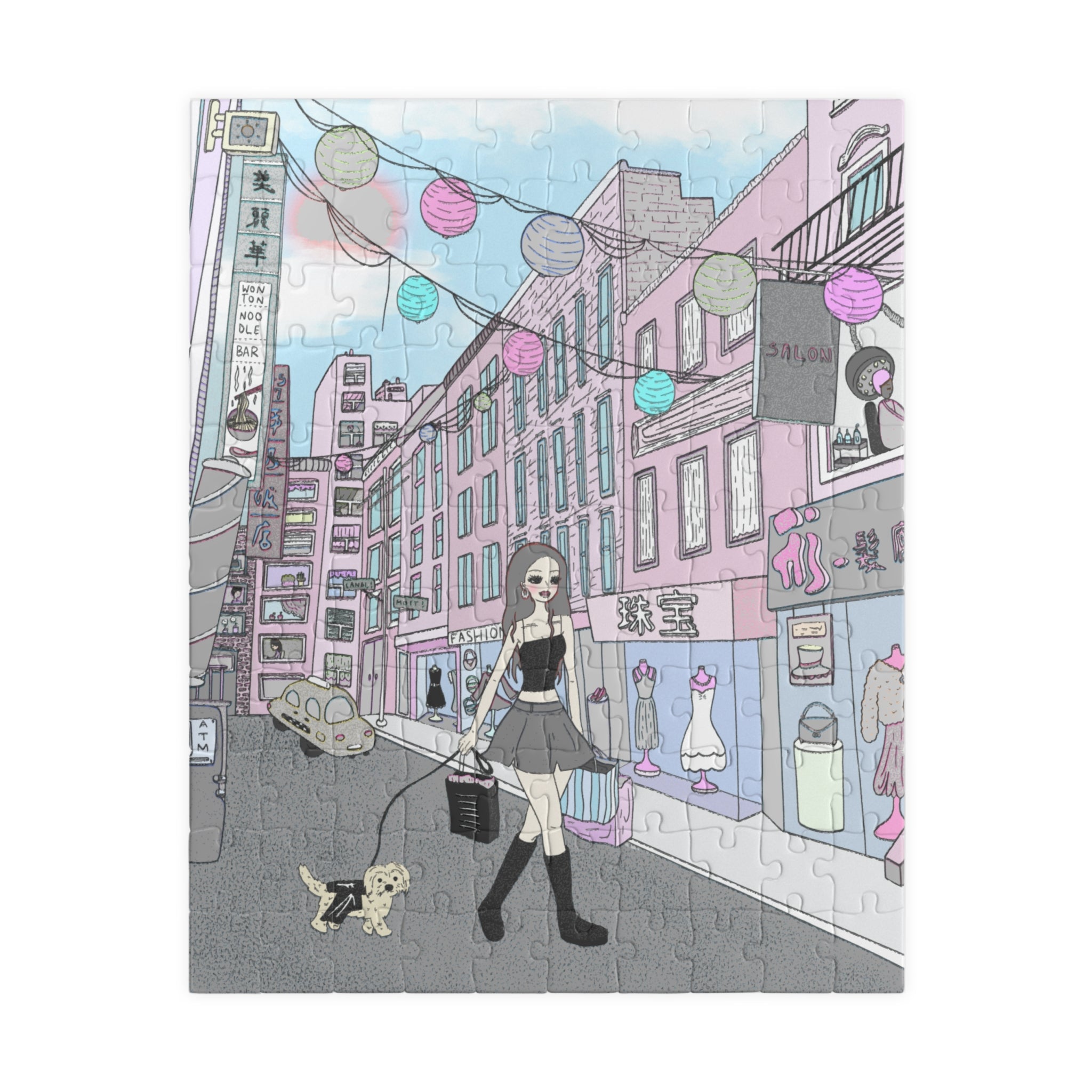 sourviolet - Walking the Dog - Puzzle (110, 252 and 520 pieces)