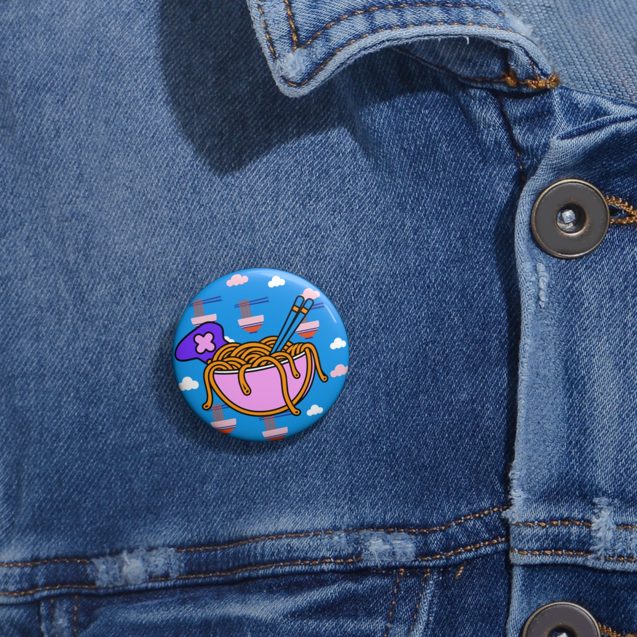 Noodle Nation - Custom Pin Button