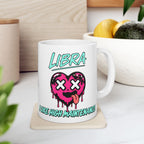 Libra & Leo Couple Mug ( Libra - White Color - I LIKE HIGH MAINTENANCE Print )