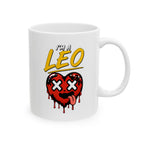 I'M A LEO - Full print - Ceramic Mug, (11oz)