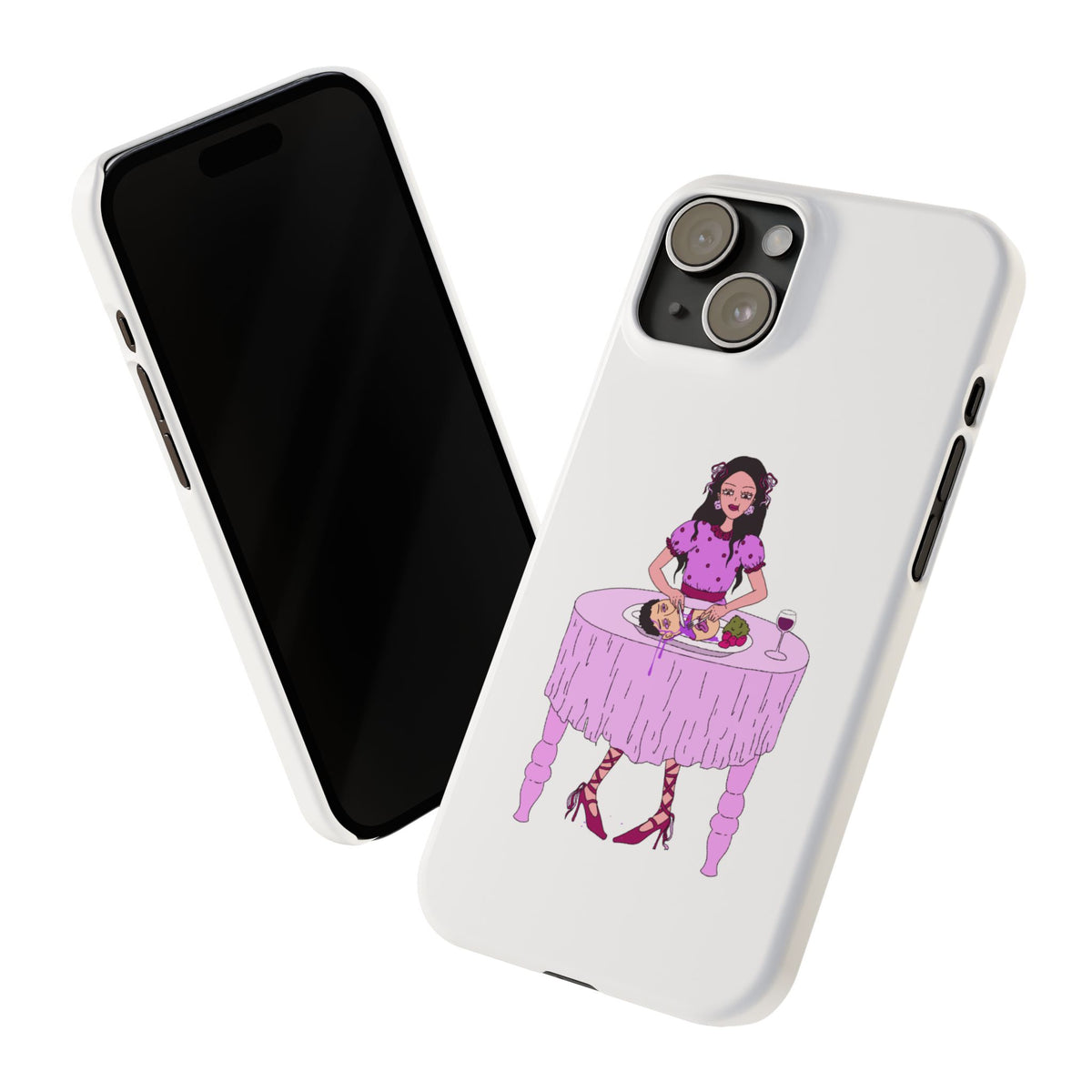 sourviolet - Slim Phone Case (White)
