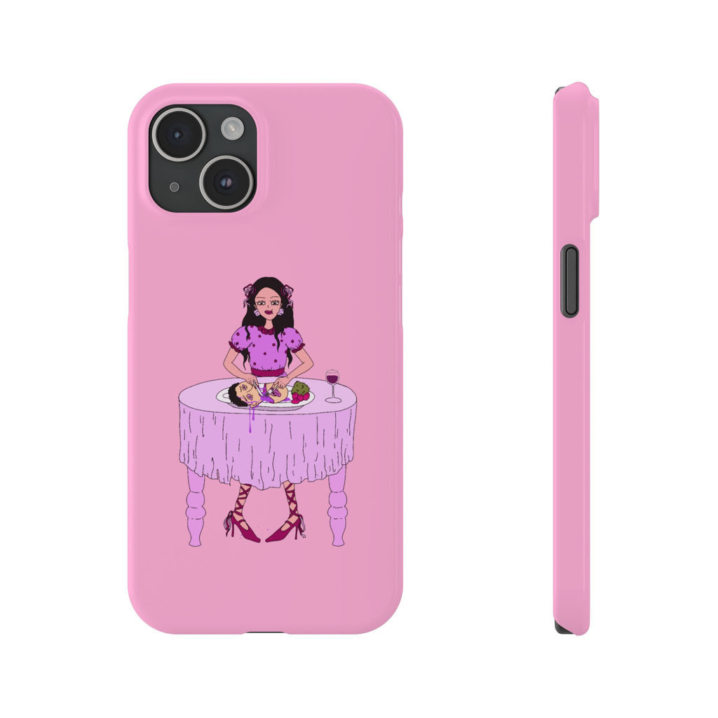 sourviolet - Slim Phone Case (Light Pink)