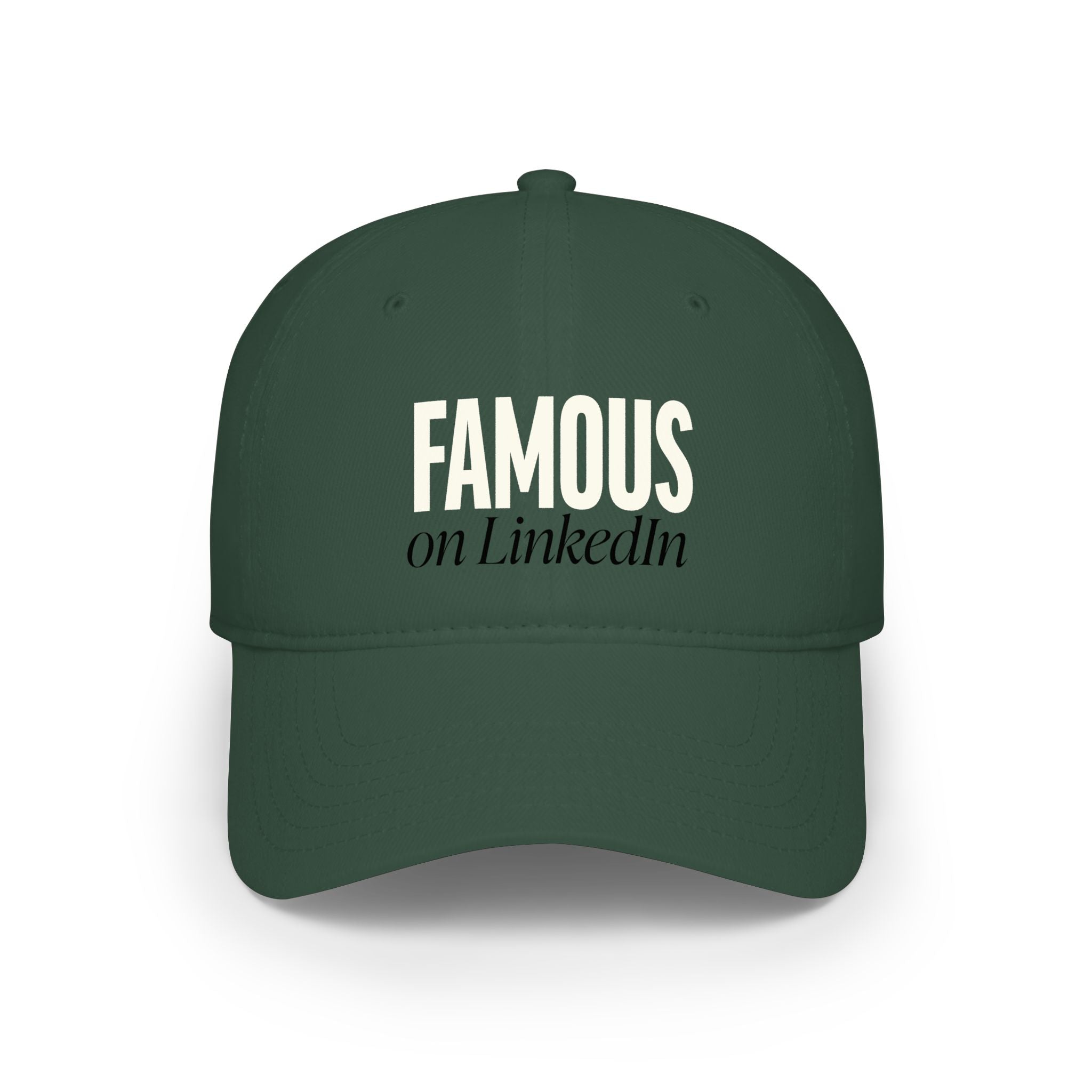 "Famous on LinkedIn" - Cap