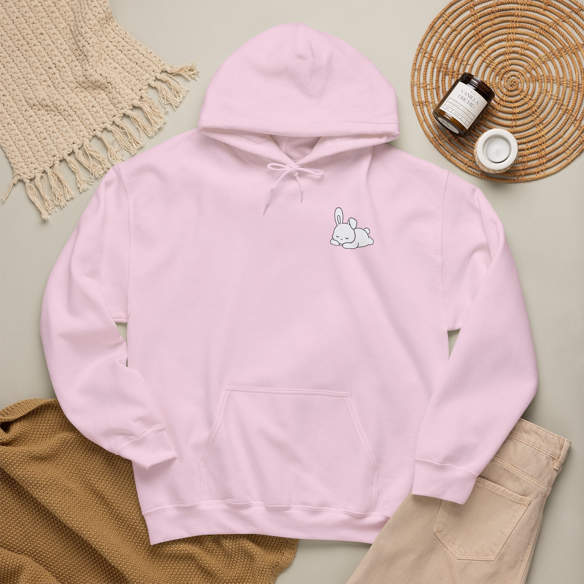 Quiet Life - Relaxed Bunny - Unisex Hooded Sweatshirt