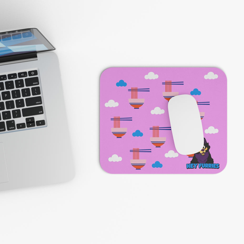 Hey Furries - Mouse Pad (Pink)