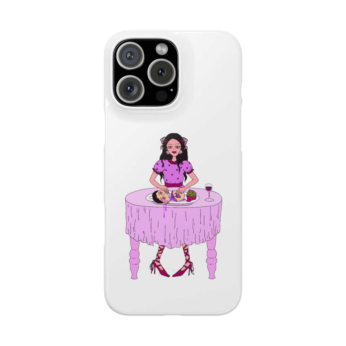 sourviolet - Slim Phone Case (White)