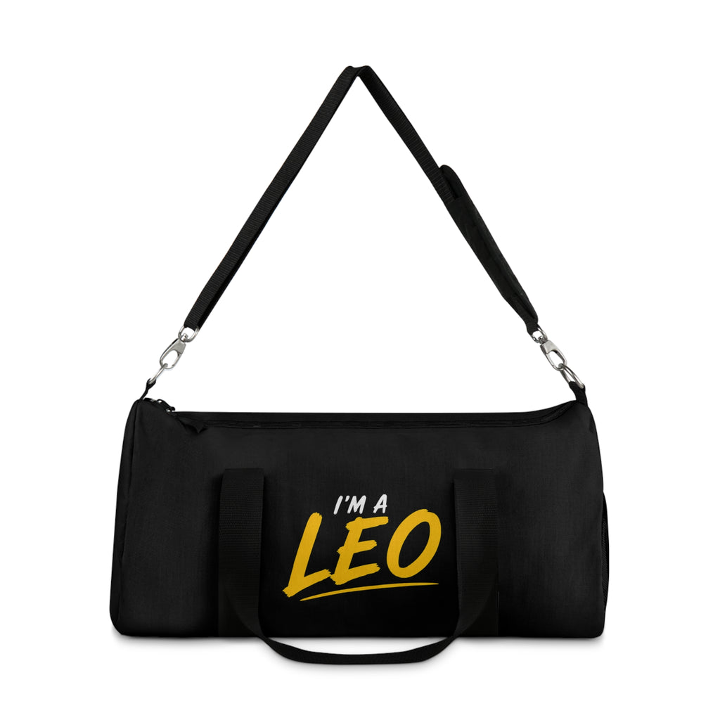I'M A LEO - Duffel Bag (Black)