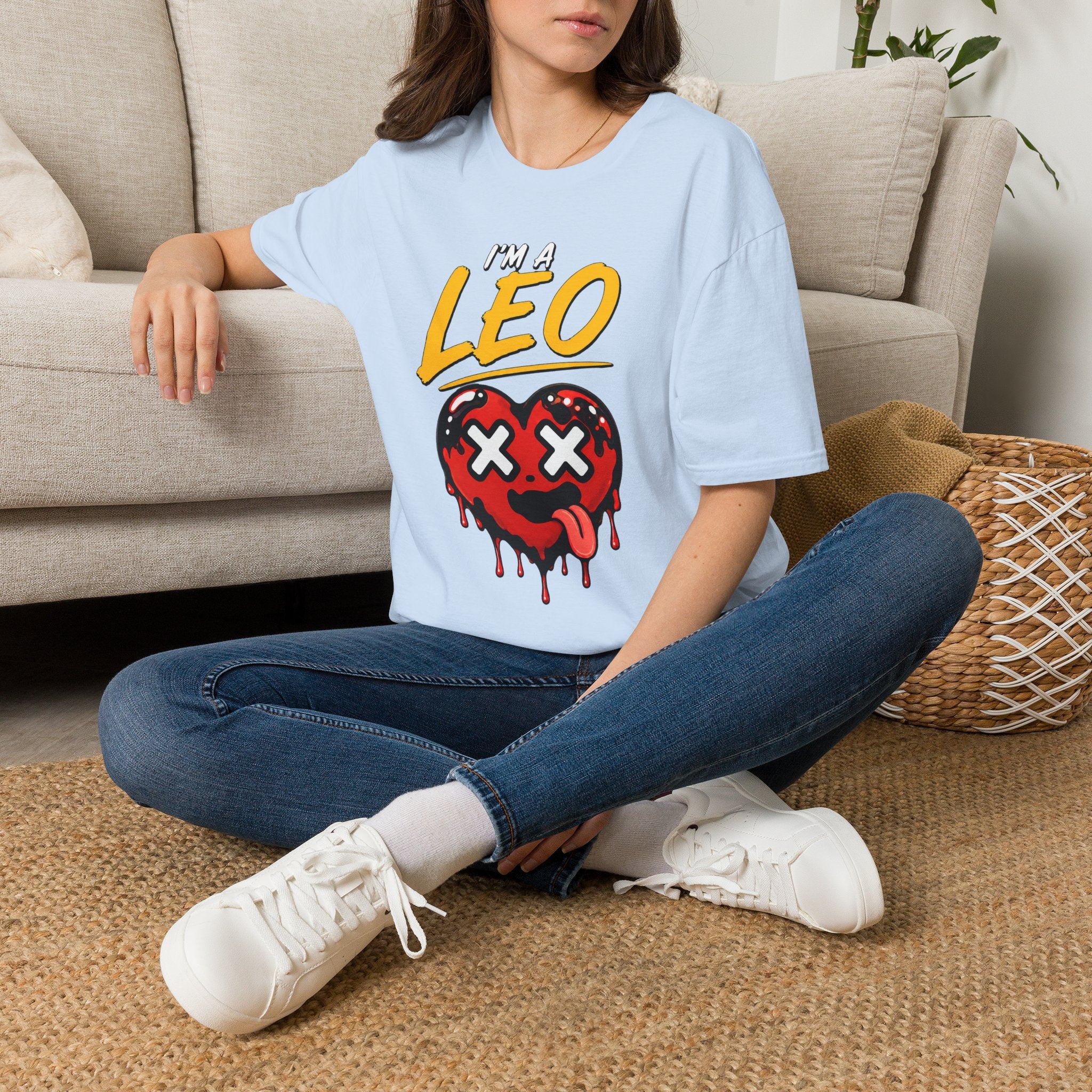 I'M A LEO - Unisex T-shirt (Front & Back printed- Multicolor)