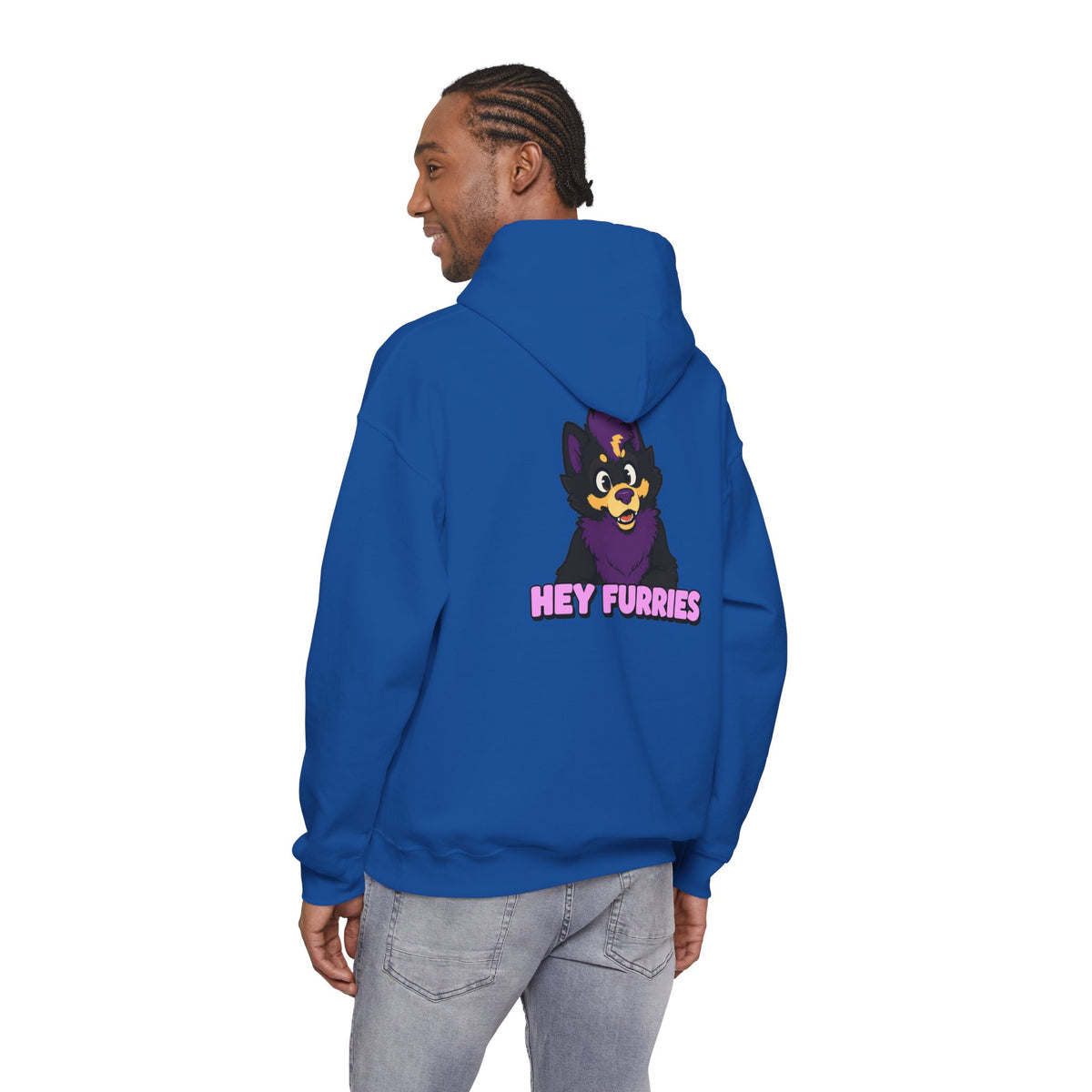 Hey Furries - Unisex Hooded Sweatshirt