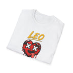 Libra & Leo Couple Unisex T-shirt ( Leo - White Color - I'M HIGH MAINTENANCE Print )