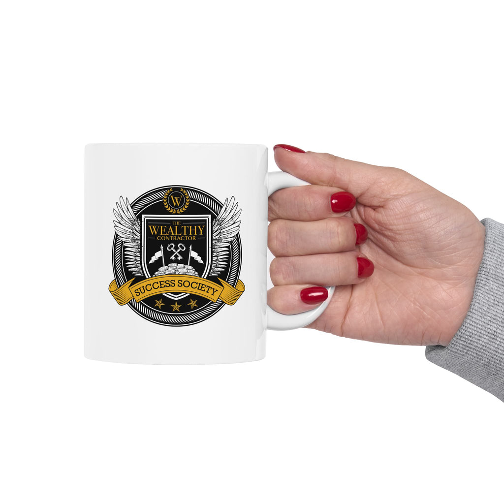 CUSTOMIZABLE - The Wealthy Contractor -Ceramic Mug, (11oz)