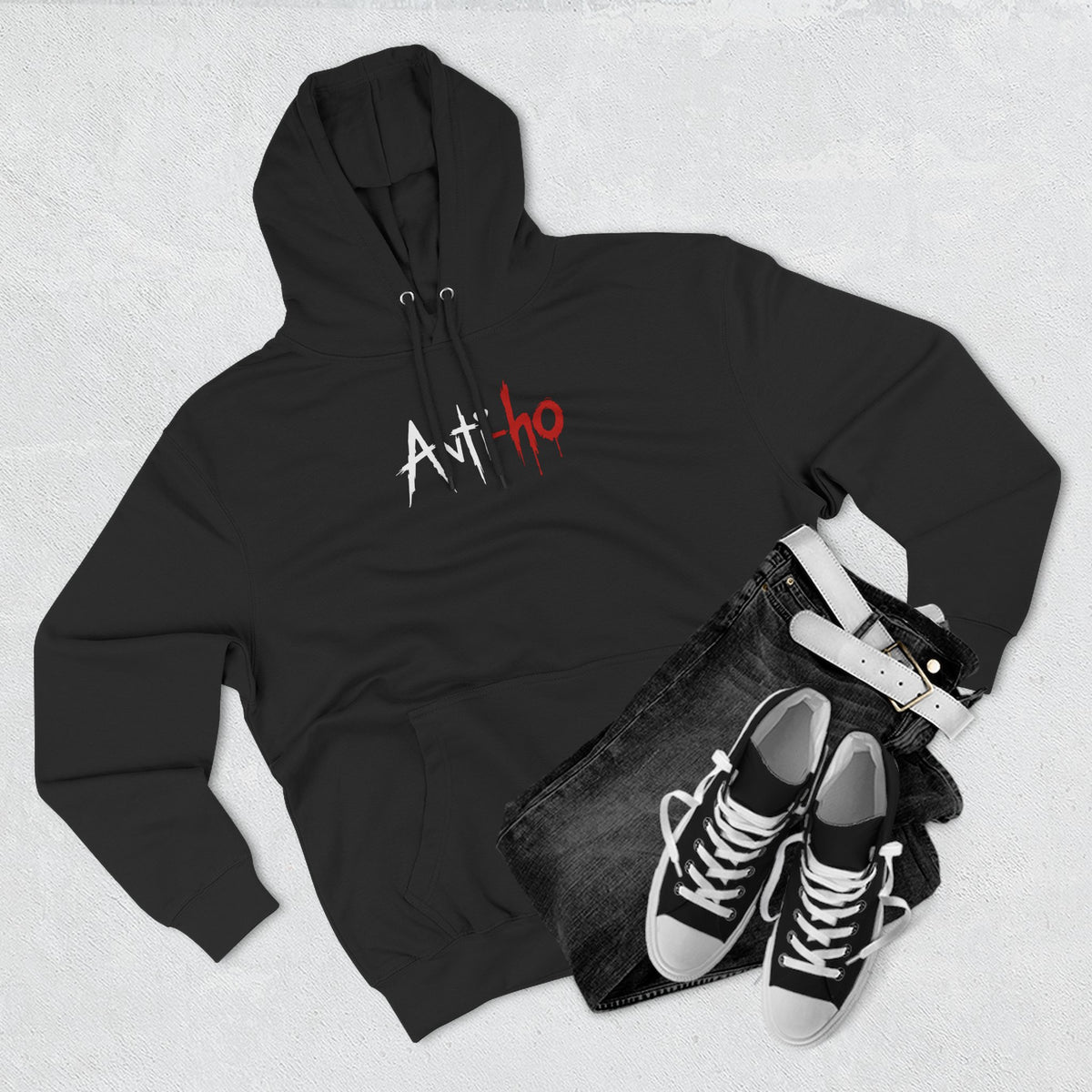 Honey Yenho - Anti-ho - Fleece Hoodie (Black)