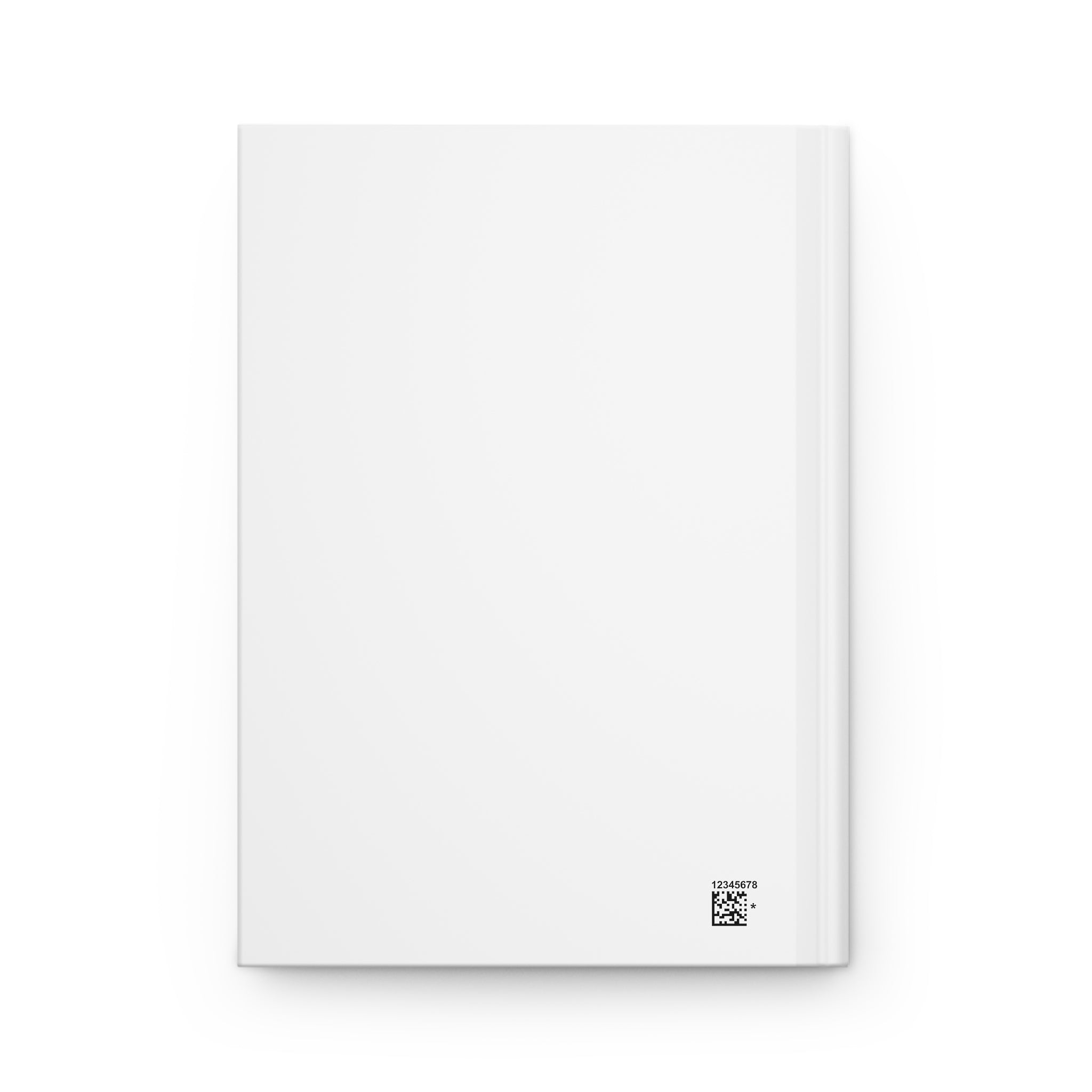 Quiet Life  - Relaxed Bunny - Hardcover Journal ( Matte White )