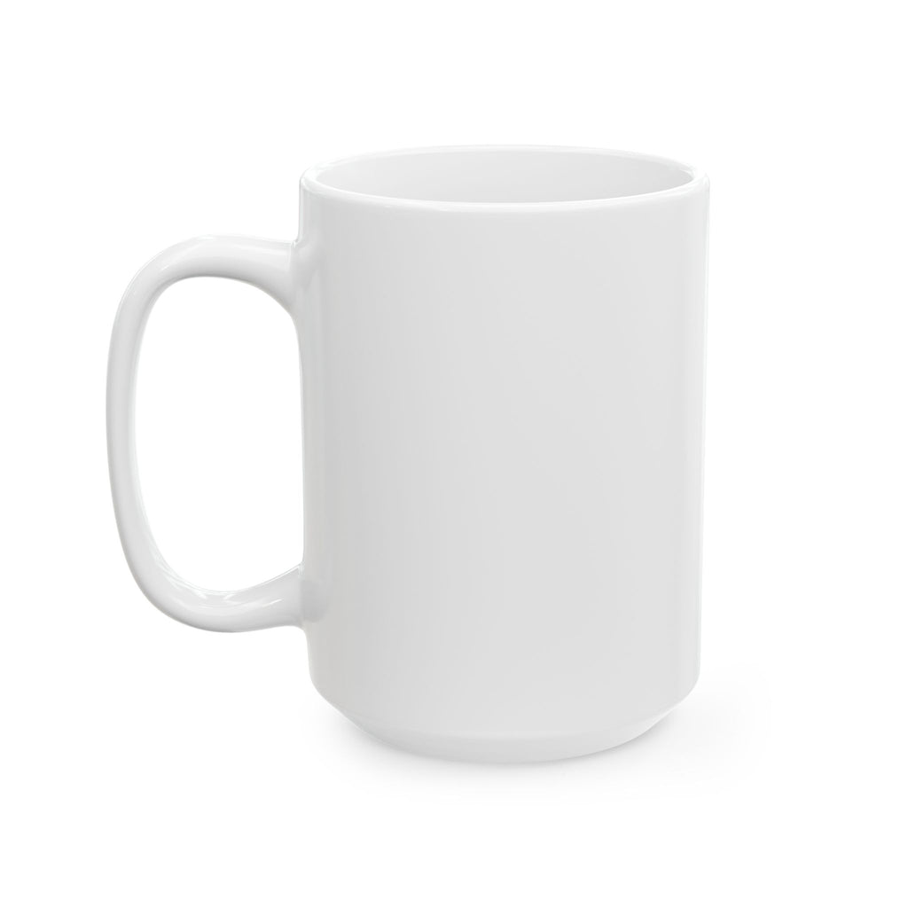 Think It Through - Ceramic Mug, ( 15oz - Black Print)