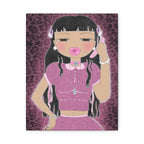 sourviolet - Girl on Phone - Matte Canvas