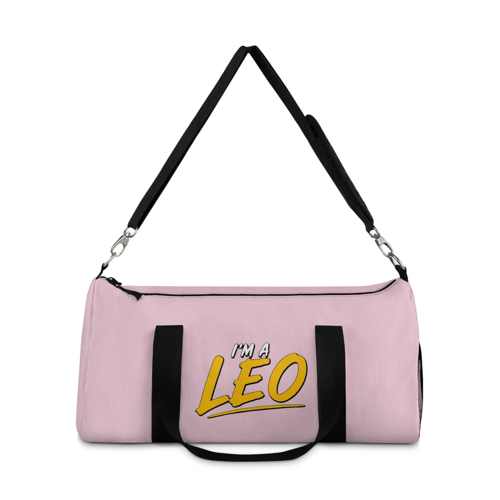 I'M A LEO - Duffel Bag (Light Pink)