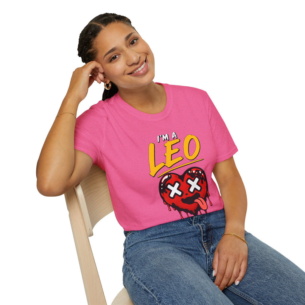 I'M A LEO - Unisex T-shirt (Front printed- Multicolor)