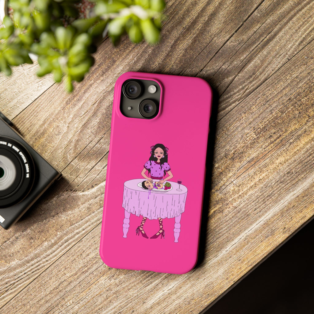 sourviolet - Slim Phone Case (Hot Pink)