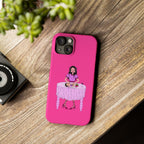sourviolet - Slim Phone Case (Hot Pink)