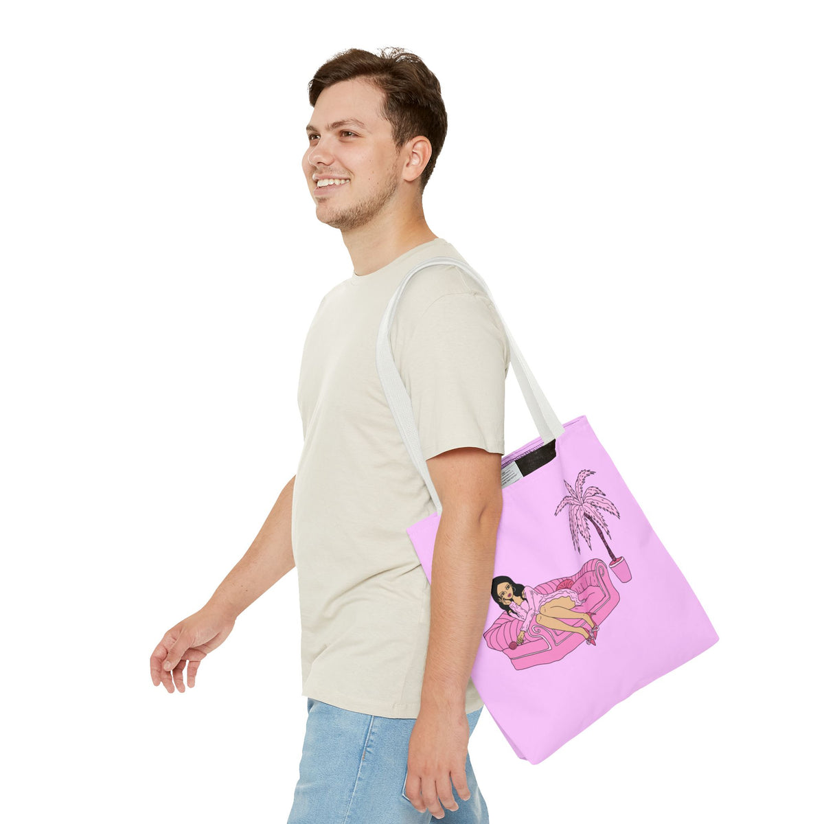 sourviolet - Palm Girl - Tote Bag