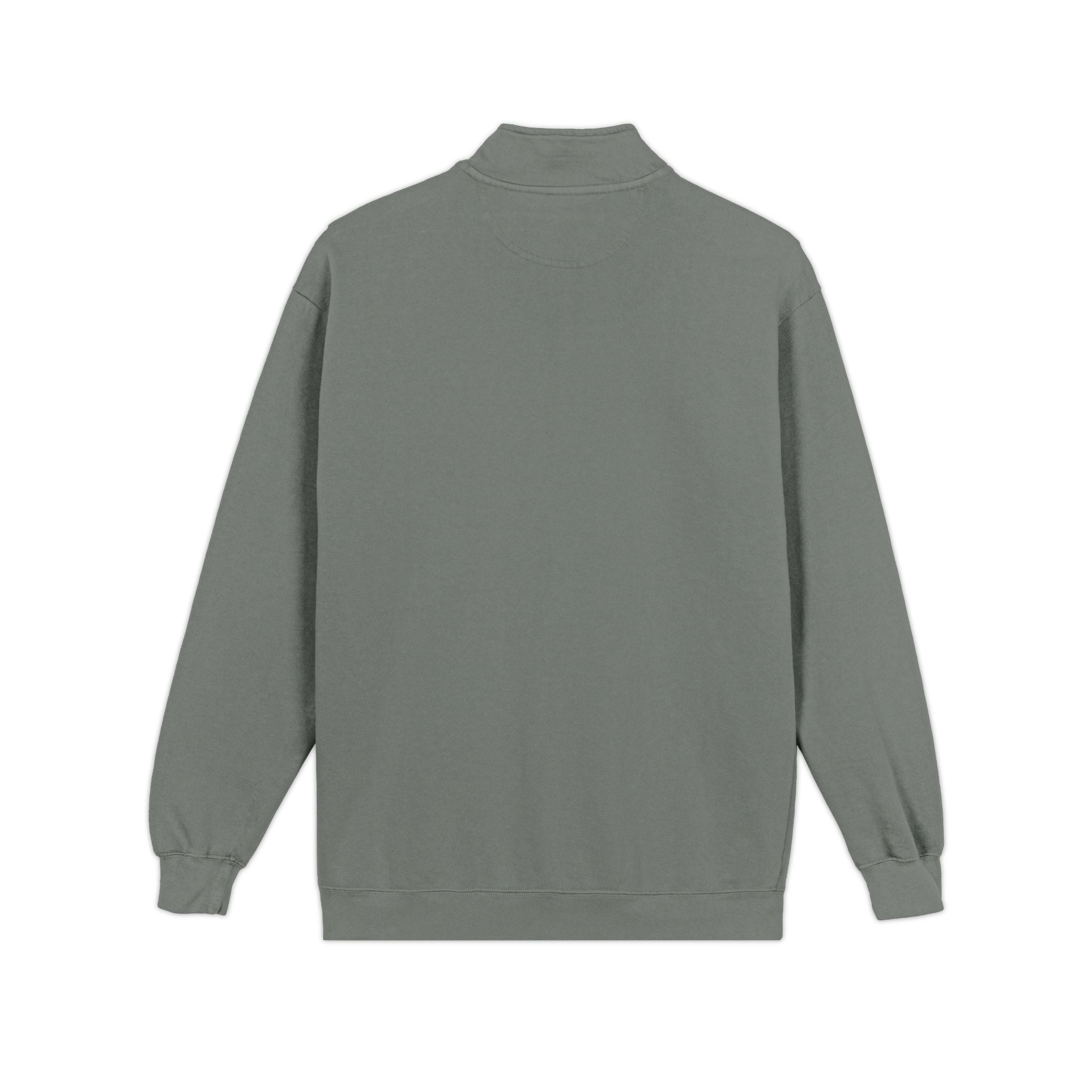 Talk digital to me - Grey Unisex quarter zip sweatshirt