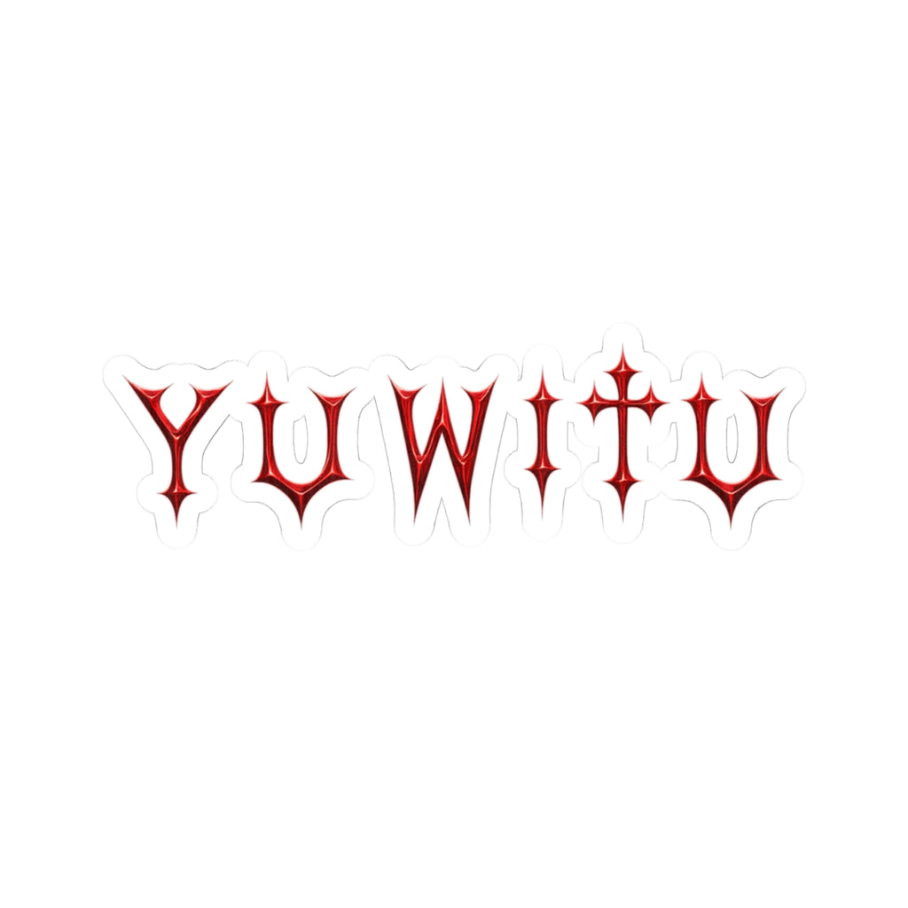YUWITU - Red Kiss-Cut Stickers