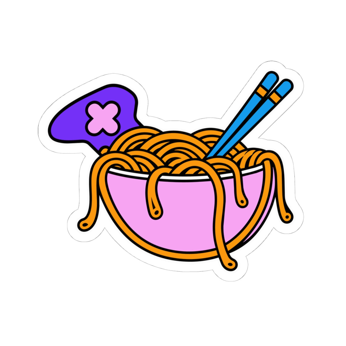 Noodle Nation - Kiss-Cut Sticker