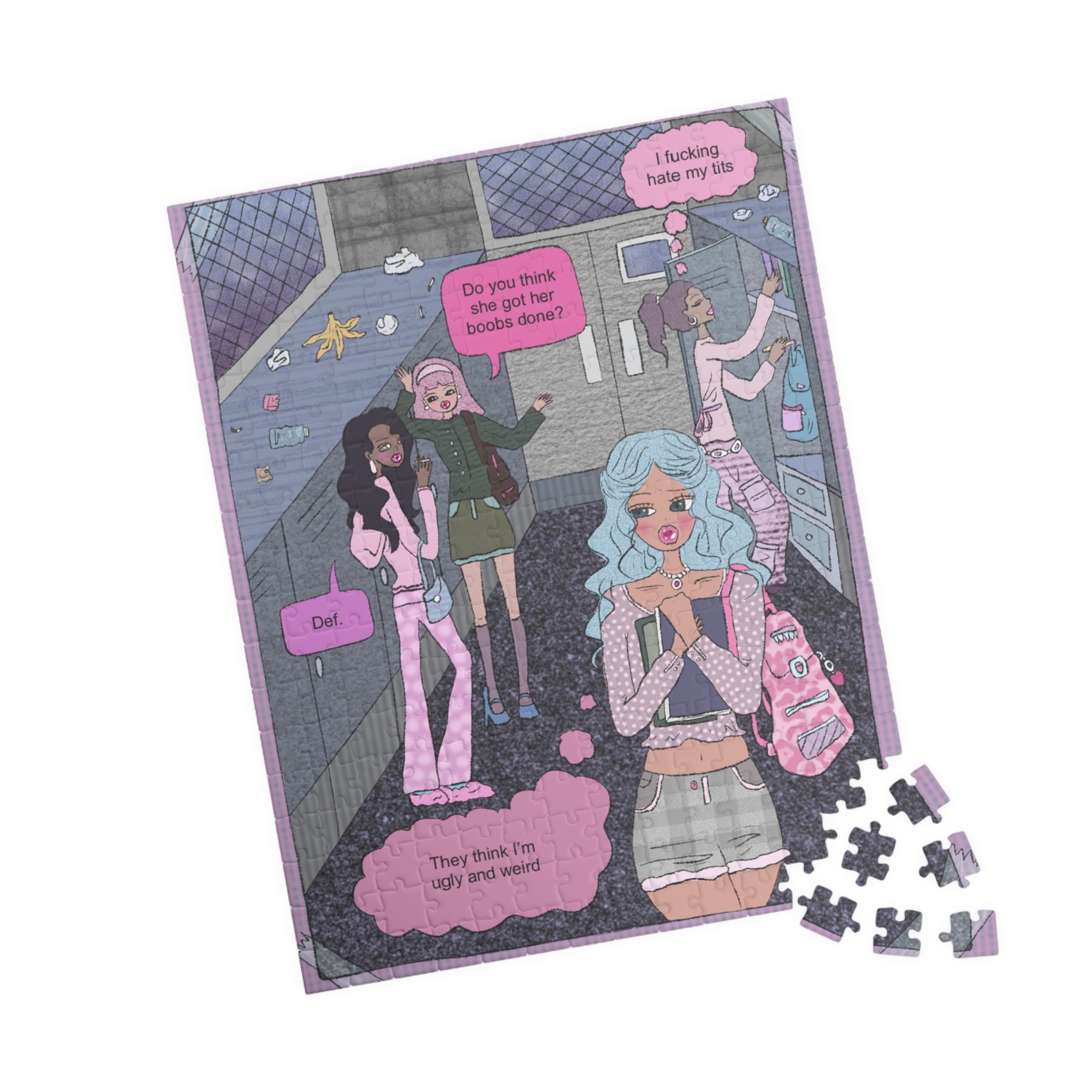 sourviolet - High School - Puzzle (110, 252 and 520 pieces)